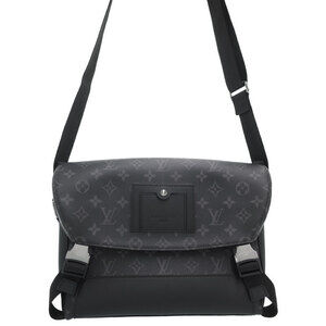 Louis Vuitton Monogram Eclipse Black Messenger Voyage Shoulder Bag